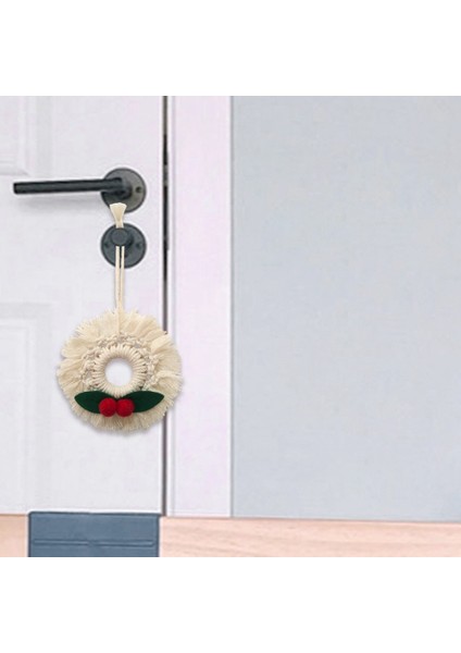 4 Adet El Dokuma Makrome Goblen Makrome Kapı Kolu Yatak Odası Oturma Odası Çiftlik Evi Asılı Süslemeler (Yurt Dışından)