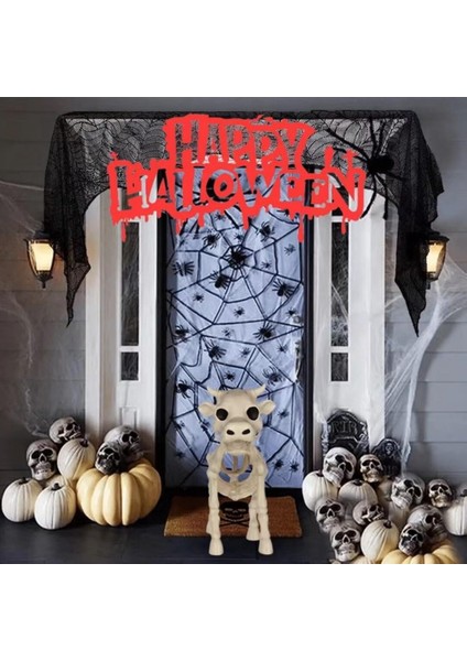 Inek i Cadılar Bayramı Dekorasyon Inek Heykeli Cadılar Bayramı Inek i Dekor Inek Süslemeleri Açık (Yurt Dışından) fiyatları