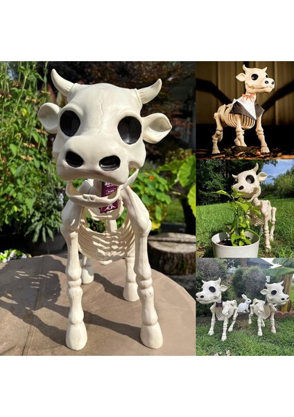 Inek i Cadılar Bayramı Dekorasyon Inek Heykeli Cadılar Bayramı Inek i Dekor Inek Süslemeleri Açık (Yurt Dışından) fırsatları