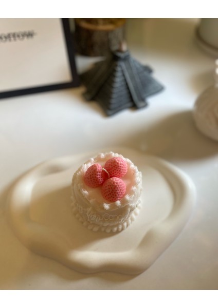 Çilekli Pasta Mumu fiyatları