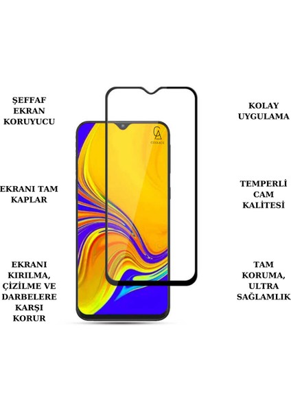 Xiaomi Redmi Note 8 ile Uyumlu Soft Yumuşak Telefon Kılıfı ve 5d Tam Kaplayan Cam Ekran Koruyucu