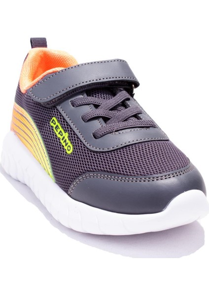 1423 Ortopedik Günlük Füme Turuncu Erkek Çocuk Spor Ayakkabı