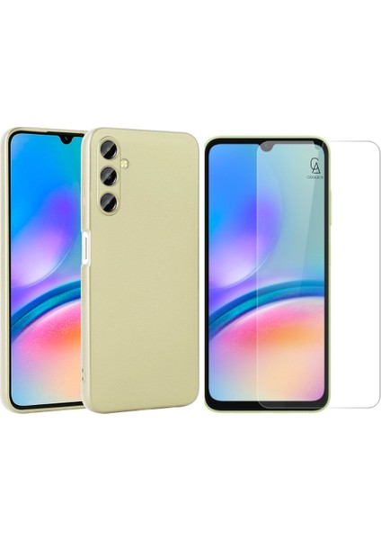 Samsung Galaxy A05S ile Uyumlu Kılıf Telefon Kılıfı ve Temperli Cam Ekran Koruyucu