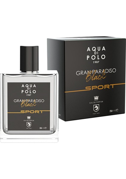 Aqua Di Polo 1987 Omodeo Sense ve Gran Paradiso Black Sport 50 ml  2'li Parfüm Seti STCC021163