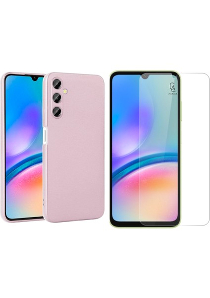 Samsung Galaxy A05S ile Uyumlu Kılıf Telefon Kılıfı ve Temperli Cam Ekran Koruyucu