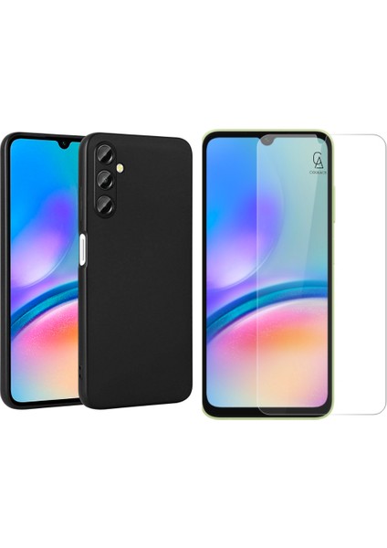 Samsung Galaxy A05S ile Uyumlu Kılıf Telefon Kılıfı ve Temperli Cam Ekran Koruyucu