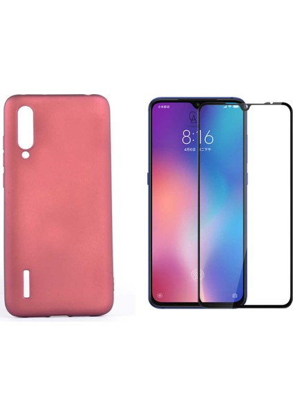 Xiaomi Mi 9 Lite ile Uyumlu Telefon Kılıfı ve 5d Ekran Koruyucu