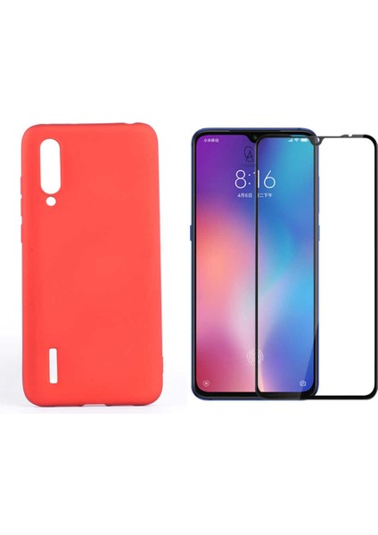 Xiaomi Mi 9 Lite ile Uyumlu Telefon Kılıfı ve 5d Ekran Koruyucu