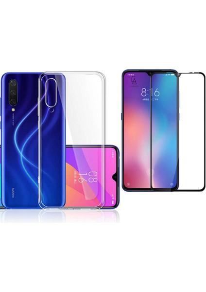 Xiaomi Mi 9 Lite ile Uyumlu Telefon Kılıfı ve 5d Ekran Koruyucu