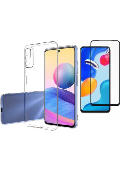 Xiaomi Poco M3 Pro ile Uyumlu Telefon Kılıfı ve 5d Ekran Koruyucu