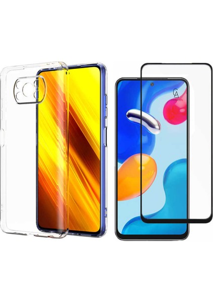 Xiaomi Poco X3 Pro ile Uyumlu Telefon Kılıfı ve 5d Ekran Koruyucu