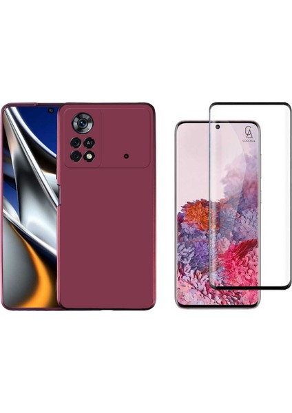 Xiaomi Poco X4 Pro ile Uyumlu Telefon Kılıfı ve 5d Ekran Koruyucu