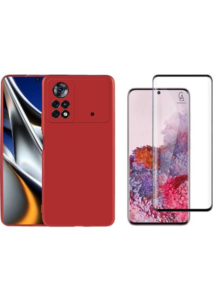 Xiaomi Poco X4 Pro ile Uyumlu Telefon Kılıfı ve 5d Ekran Koruyucu