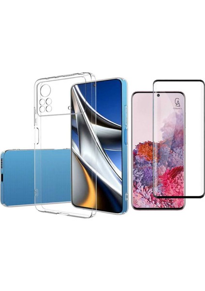 Xiaomi Poco X4 Pro ile Uyumlu Telefon Kılıfı ve 5d Ekran Koruyucu