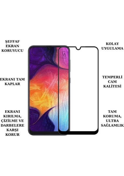 Xiaomi Redmi 9c ile Uyumlu Telefon Kılıfı ve 5d Ekran Koruyucu