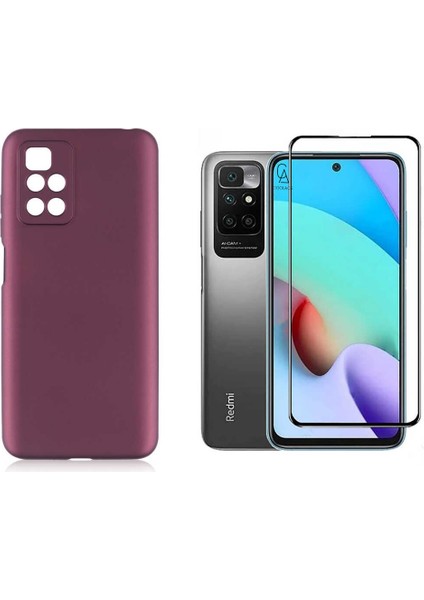 Xiaomi Redmi 10 ile Uyumlu Telefon Kılıfı ve 5d Ekran Koruyucu