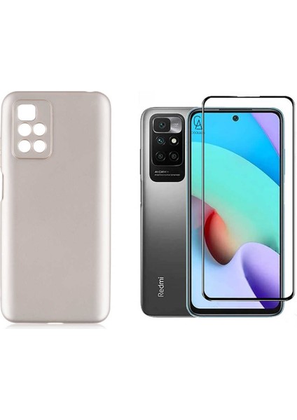 Xiaomi Redmi 10 ile Uyumlu Telefon Kılıfı ve 5d Ekran Koruyucu