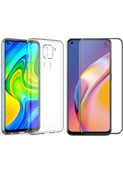 Xiaomi Redmi Note 9 ile Uyumlu Telefon Kılıfı ve 5d Ekran Koruyucu