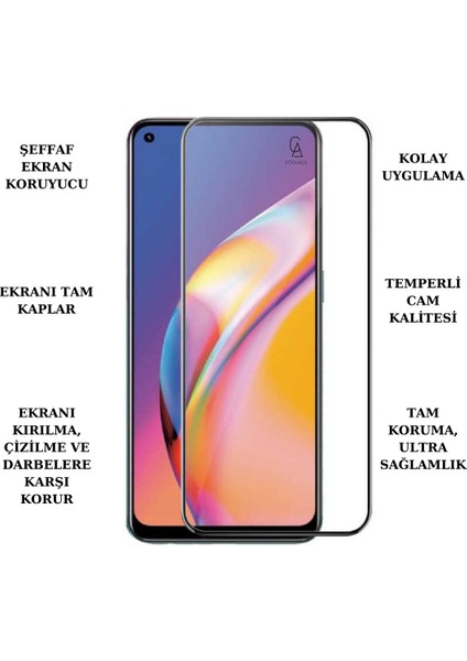 Xiaomi Redmi Note 9 ile Uyumlu Telefon Kılıfı ve 5d Ekran Koruyucu