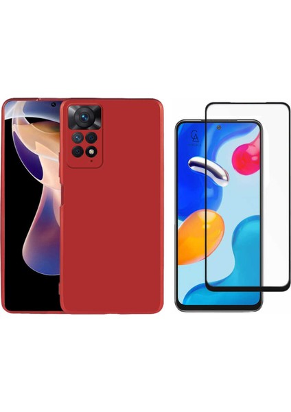Xiaomi Redmi Note 11 Pro ile Uyumlu Telefon Kılıfı ve 5d Ekran Koruyucu