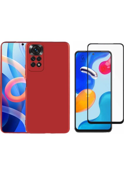Xiaomi Redmi Note 11S ile Uyumlu Telefon Kılıfı ve 5d Ekran Koruyucu