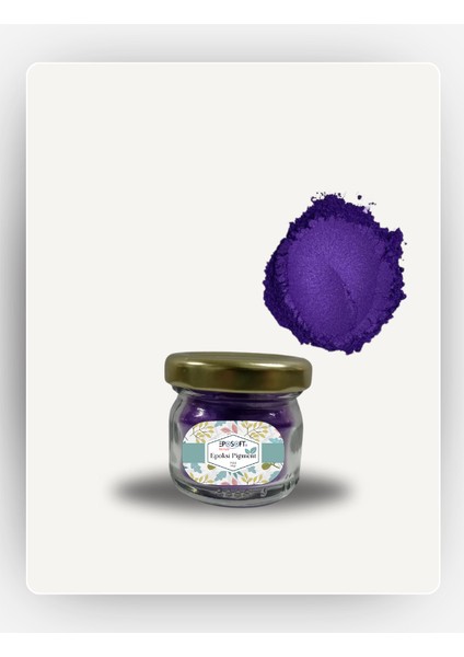 Epoksi Renk Pigmenti Sedefli (Simli) Mor Toz Pigment Boya 10 gr