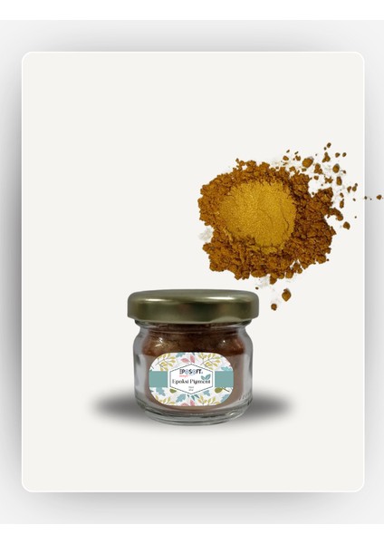 Epoksi Renk Pigmenti Sedefli (Simli) Altın Sarısı Toz Pigment Boya 10 gr