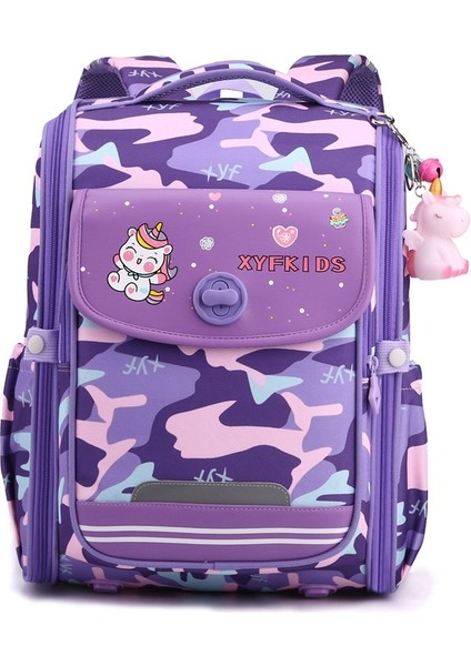 Xyfkids Kızlar Sevimli Çift Omuz Okul Çantası (Yurt Dışından)