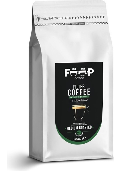 Medium Roast Öğütülmüş Filtre Kahve 250 gr