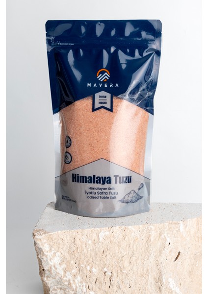 Doypack İyotlu Öğütülmüş Pembe Himalaya Tuzu 500 gr