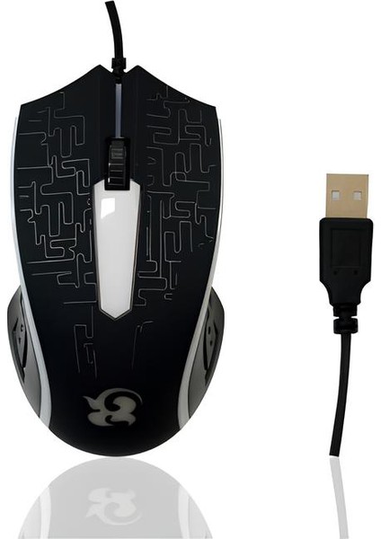 Rgb Işıklı Oyuncu Mouse USB Kablolu 800DPI