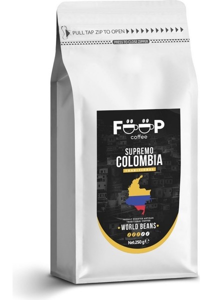 Colombia Öğütülmüş Yöresel Kahve 250 gr