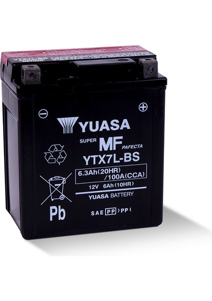 SUZUKI UK 110 ADDRESS (15-20) YUASA YTX7L-BS 12V/6.3AH AKÜ