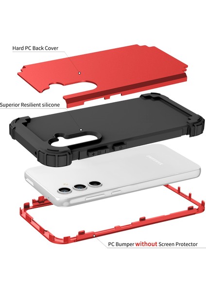 Samsung Galaxy S23 Fe Için Yumuşak Silikon Sert Pc Tampon Telefon Kılıfı - Lacivert (Yurt Dışından) fiyatları