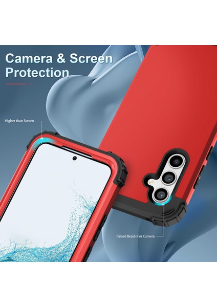 Samsung Galaxy S23 Fe Için Yumuşak Silikon Sert Pc Tampon Telefon Kılıfı - Lacivert (Yurt Dışından) modelleri