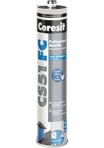 CS51 Fc Pu Mastik Kartuş Gri 280 ml