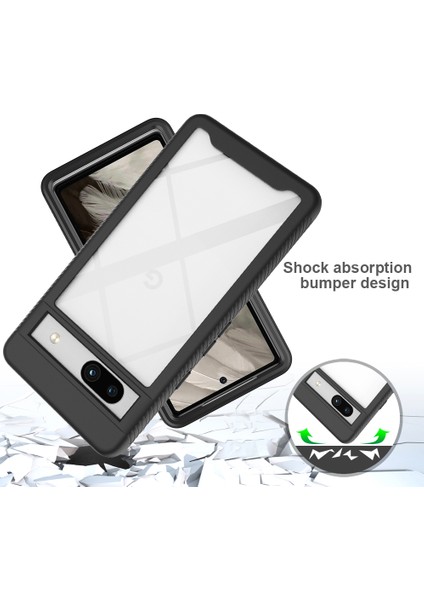 Google Pixel 7A Için Hibrit Bumper Tam Koruma Telefon Kılıfı - Lacivert (Yurt Dışından) indirimleri