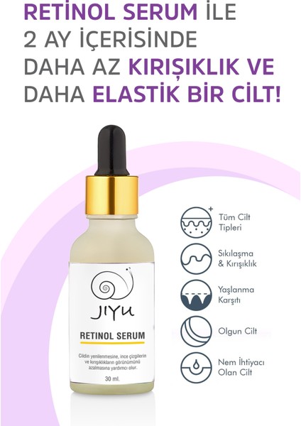 Retinol Cilt Serumu Onarıcı Ve Cilt Yenileyici Retinol Cilt Bakım Serumu 30 Ml.