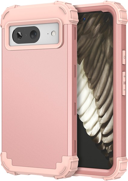 Google Pixel 8 Için Yumuşak Silikon Sert Pc Tampon Telefon Kılıfı - Siyah (Yurt Dışından) fiyatları