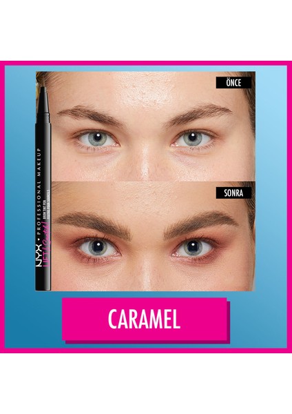 Nyx Professional Makeup Lıft & Snatch! Brow Tınt Pen - Caramel