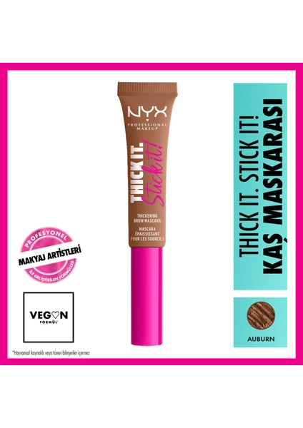 Nyx Professional Makeup Thick It. Stick It! Brow Gel - Auburn