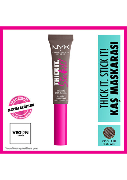 Nyx Professional Makeup Thick It. Stick It! Brow Gel - Cool Ash Brown