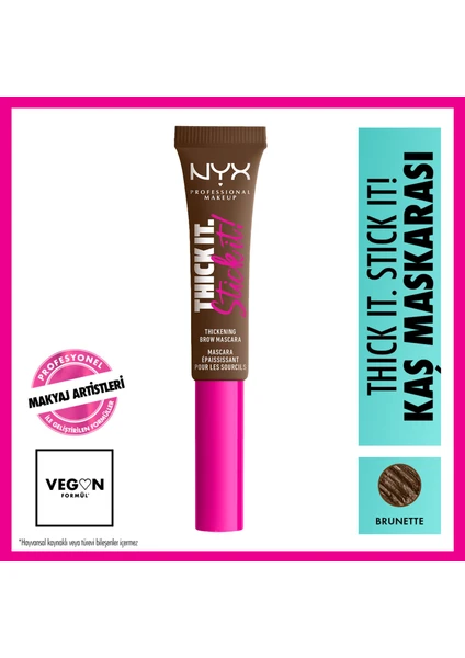 Nyx Professional Makeup Thick It. Stick It! Brow Gel - Brunette