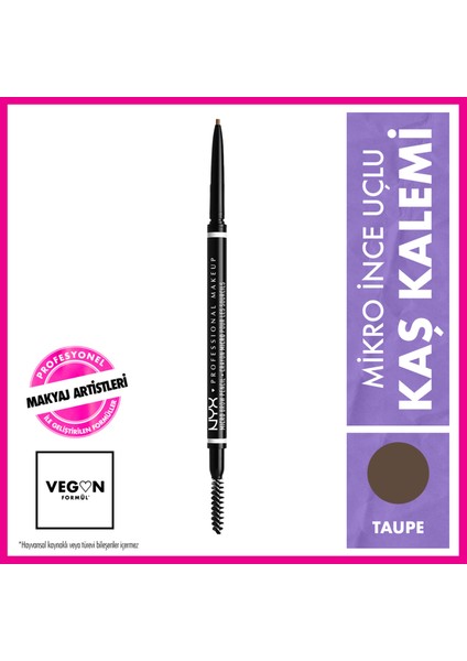 Nyx Professional Makeup Mıcro Brow Pencıl - Taupe