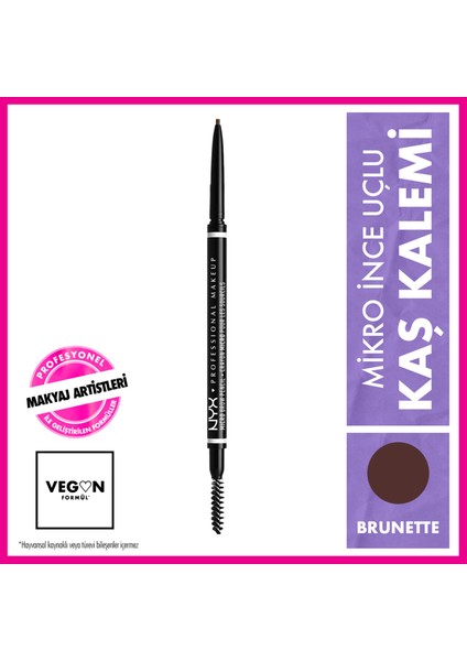 Nyx Professional Makeup Mıcro Brow Pencıl - Brunette