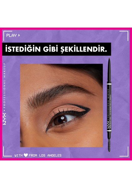 Nyx Professional Makeup Mıcro Brow Pencıl - Brunette