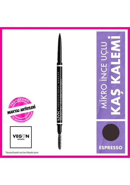 Nyx Professional Makeup Mıcro Brow Pencıl - Espresso