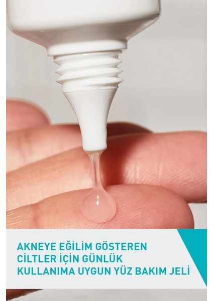 Cerave Akneye Eğilim Gösteren Ciltler Için Yüz Bakım Jeli 40 ml - 2 Adet