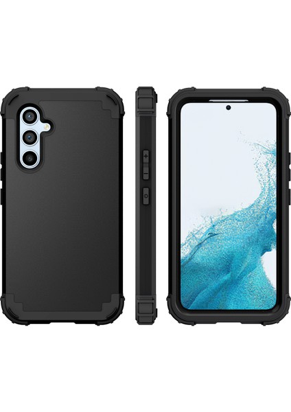 Samsung Galaxy A54 Için Yumuşak Silikon Sert Pc Tampon Telefon Kılıfı - Kırmızı (Yurt Dışından) modelleri