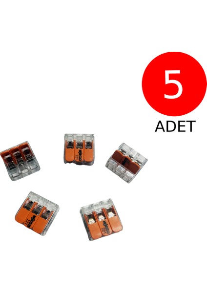 Buat Klemens Mandallı 3 x 4 mm 5 Adet